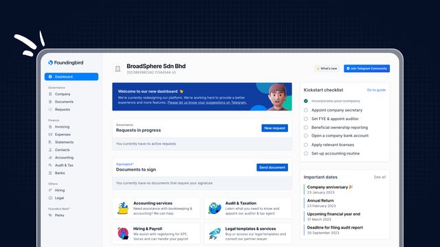 Incorporation and compliance hero visual
